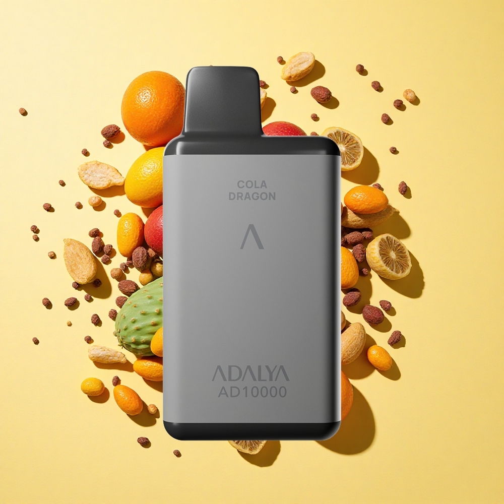 Adalya AD 10000 Puffs Kaktus Roiskahus 14 ml 2% Nikotiini USB-C