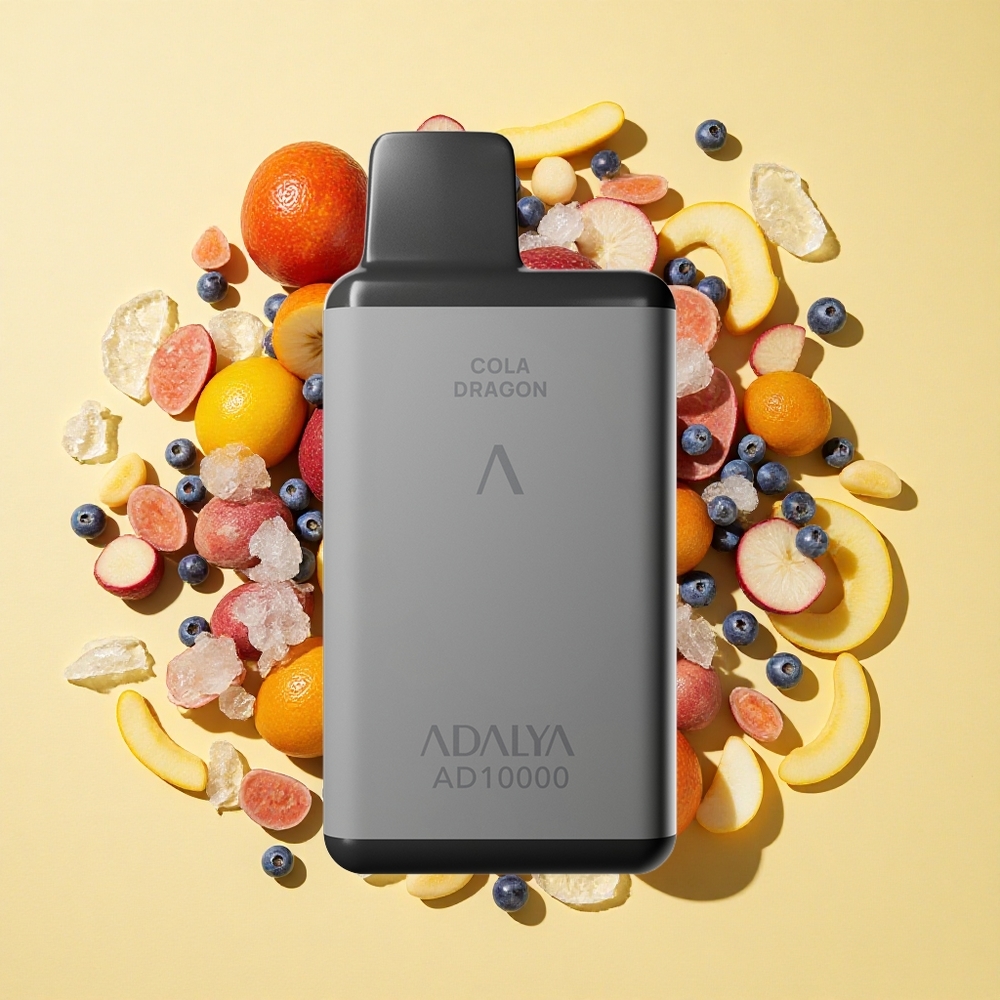 Adalya AD 10000 Puffs Sininen Jää 14 ml 2% Nikotiini USB-C