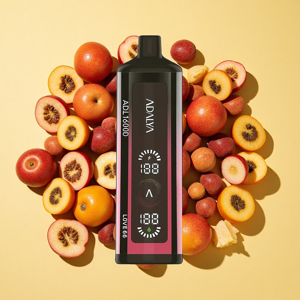 Adalya ADL 16000 PRO Puffs Kertakäyttöinen Vape Rakkaus 66 25ml 1000 mAh