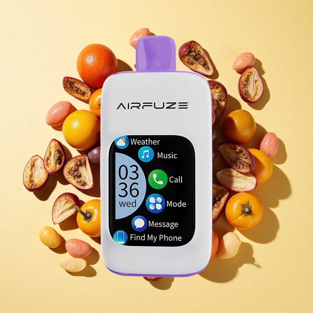 AirFuze Smart 30000 Puffs 5% Nikotiini Kertakäyttöinen Vape Viinirypäle Räjähdys
