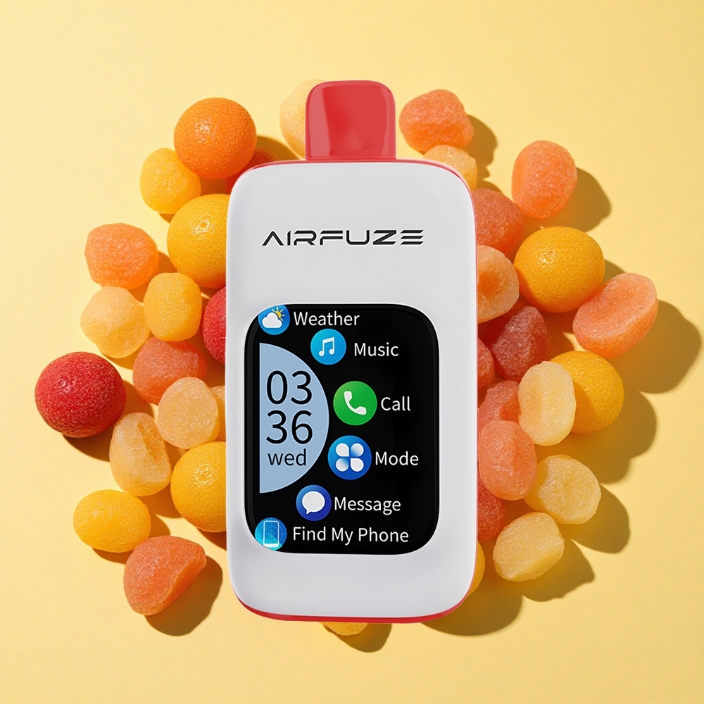 AirFuze Smart 30000 Puffs 5% Nikotiini Type-C Hämmennys Hyvä Makea Kummi