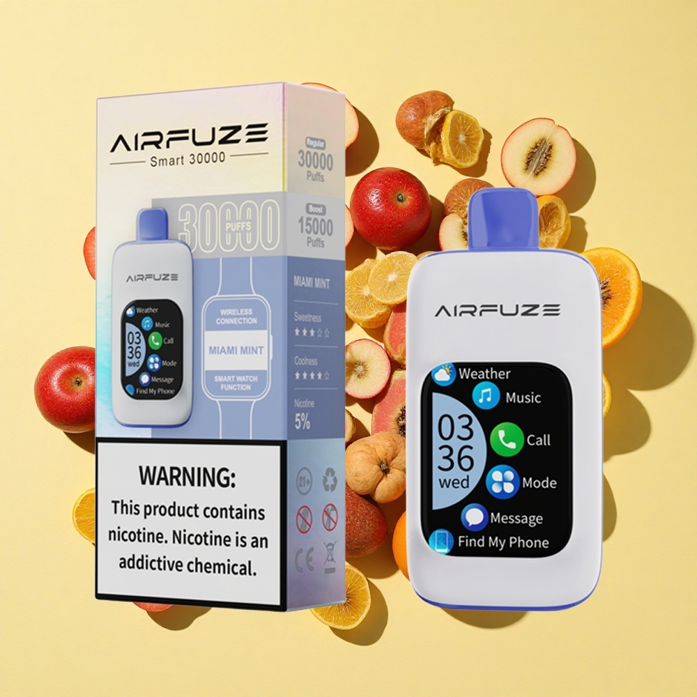 AirFuze Smart 30000 Puffs 900mAh Miami Mint Kertakäyttöinen Vape
