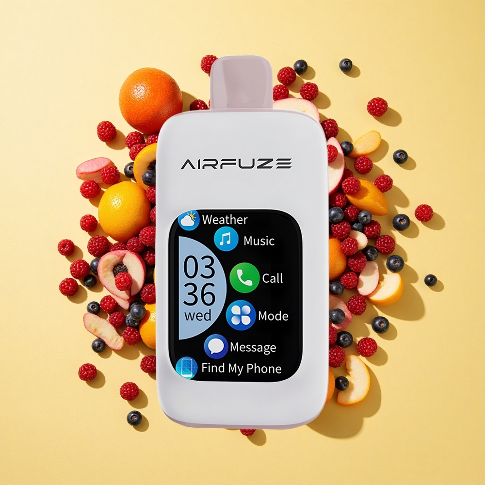 AirFuze Smart 30000 Pussahdus Kertakäyttöinen Vape Marjasylky 900mAh Type-C