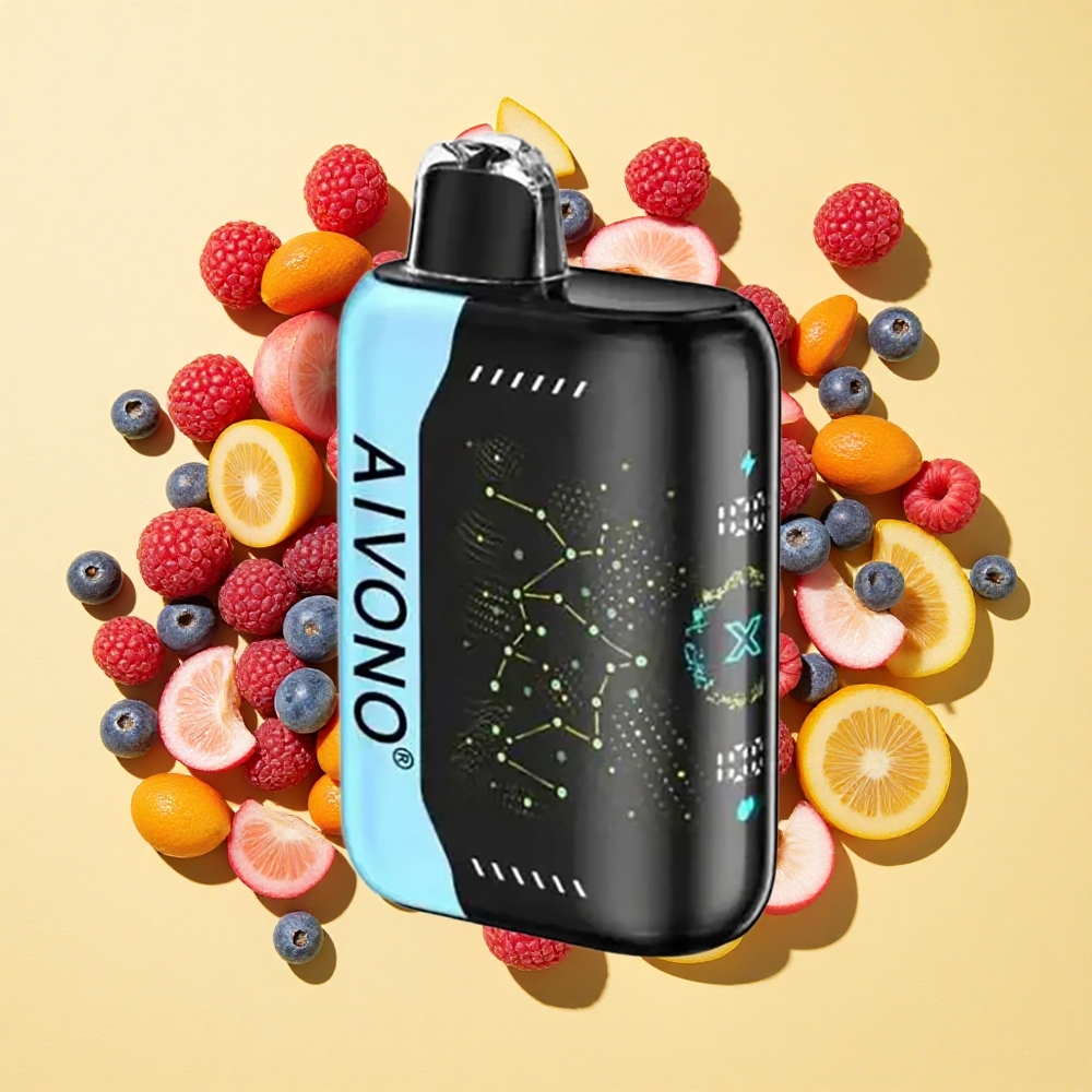 Aivono Aim Boom 25000 Puffs 28ml Sininen Vadelma Jää