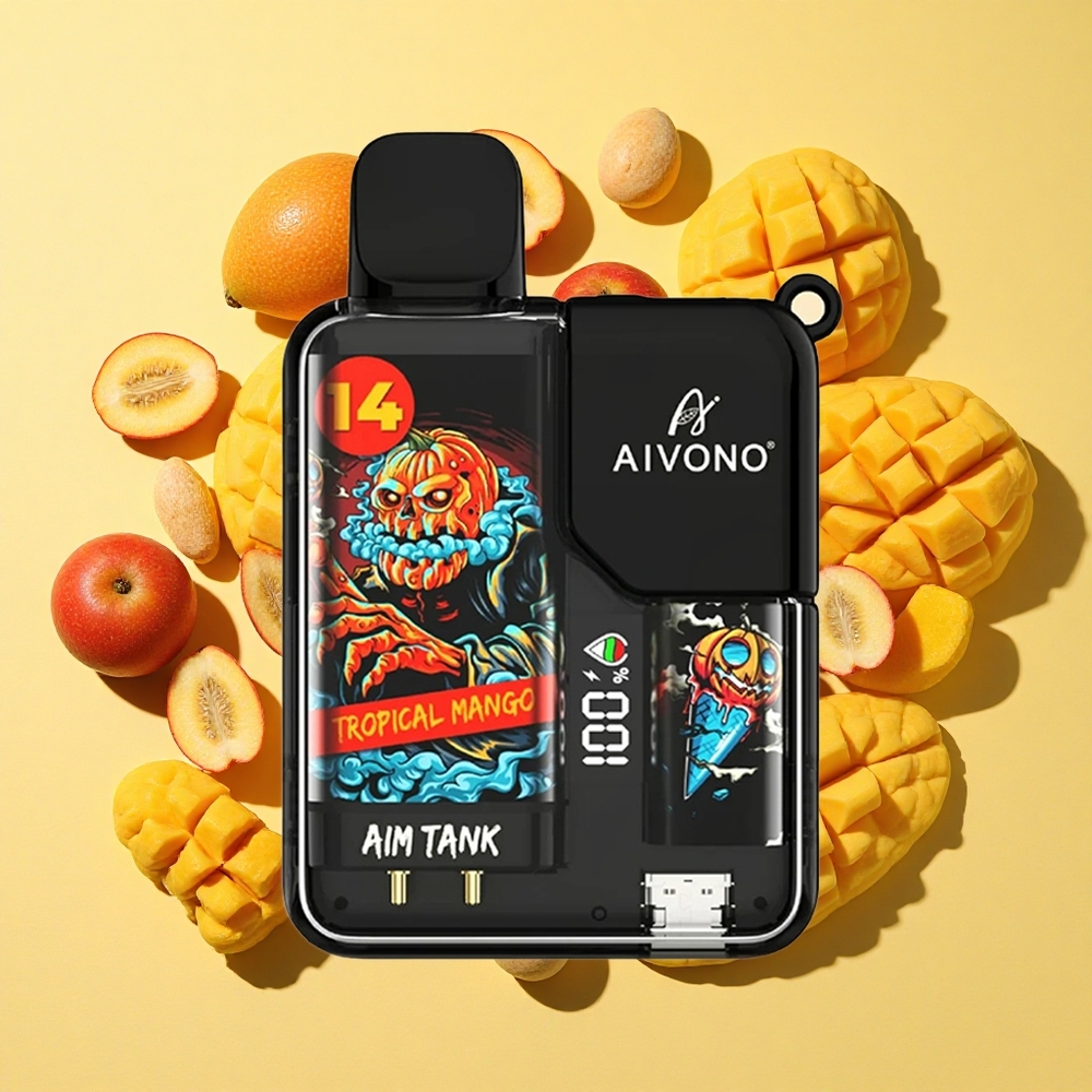 Aivono Aim-Tank 9500 Puffs 18ml Nestemäinen Mango Trooppinen