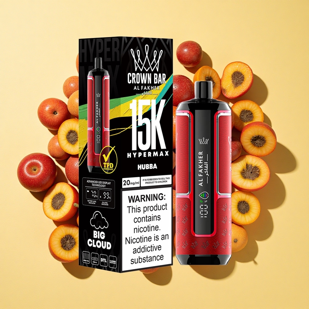 Al Fakher Crown Bar 15K Hypermax 22ml 15000 Tupakointia DTL 6mg/ml