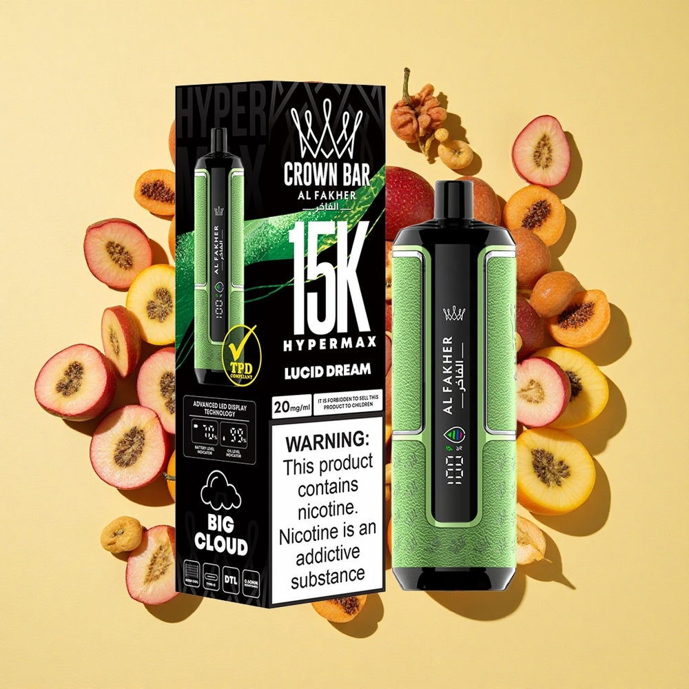 Al Fakher Crown Bar 15K Suora keuhkoon 22ml Unelma