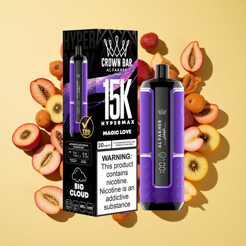 Al Fakher Crown Bar 15K Suoraan Keuhkuun 22ml 600mAh Magic Rakkaus