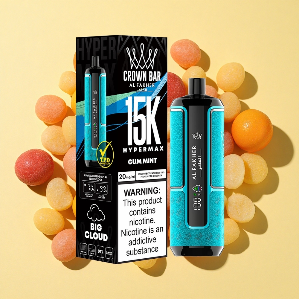 Al Fakher Crown Bar 15K Suu 22ml Typpi-Mint Type-C