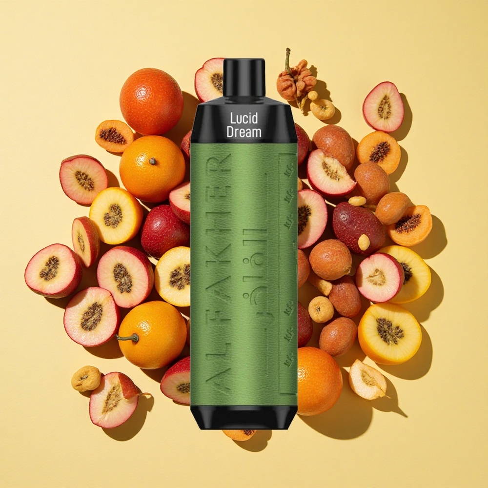 Al Fakher Crown Bar 8000 Puffs 18ml Kristalli Kertakäyttöinen Vape Kirkas Uni