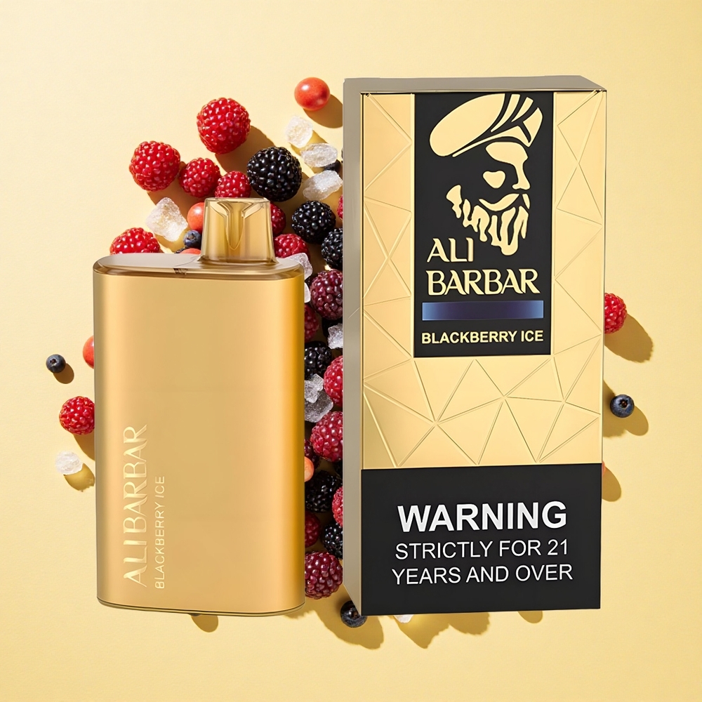 Alibarbar Rich 8000 Puffs Mustikka-Jää 20ml 2000 mAh