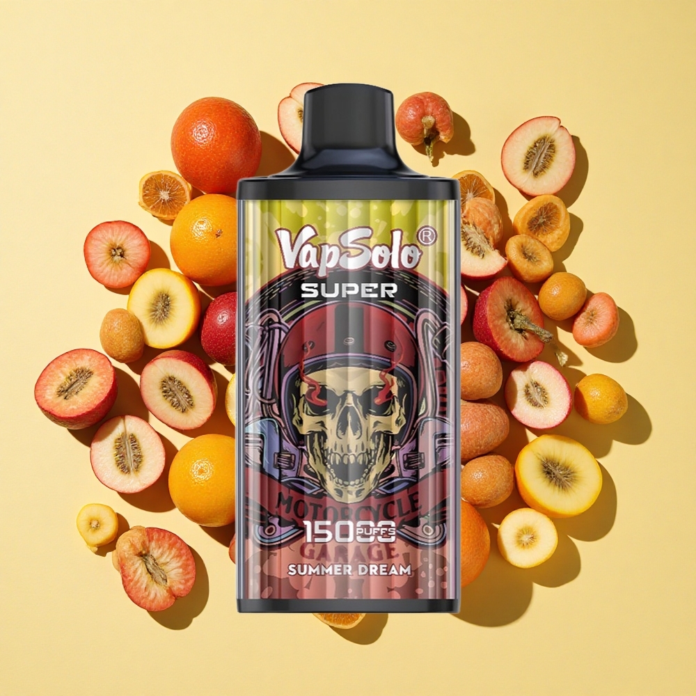 Vapsolo Super 15000 Puffs Kesäunen Kertakäyttöinen Vape 40ml 850mAh