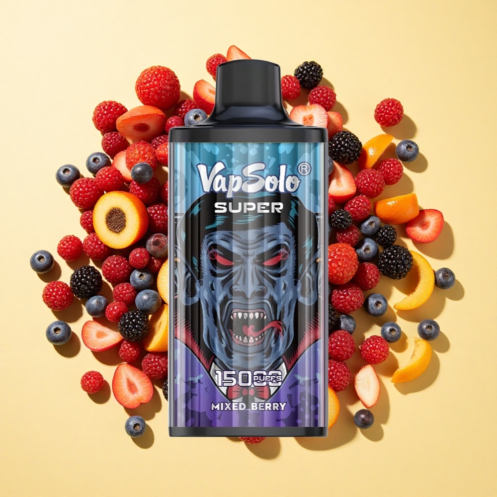 Vapsolo Super 15000 Puffs Sekamarjat 40ml 850mAh