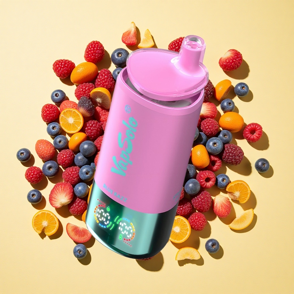 VapSolo Triple 30000 Puffs 40ml E-Neste Sininen Vadelma Type-C