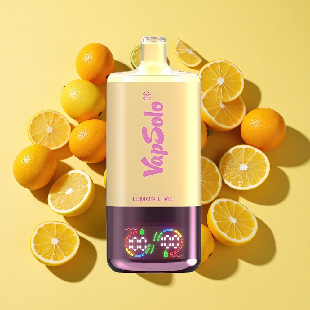 VapSolo Triple 30000 Puffs Sitruuna Lime 40ml 3 Säiliötä Type-C