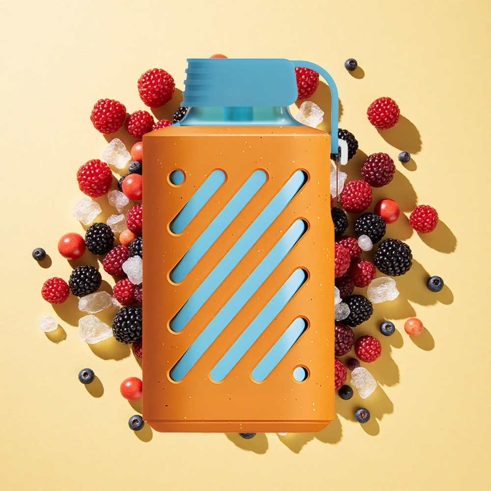 VOZOL GEAR 10000 Puffs Mustajää 20ml Nestekapasiteetti 500mAh Akku