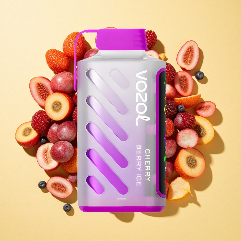 VOZOL Gear 20000 Puffs Kirsikka-Marja-Jää Dual Mesh Coil 20mL