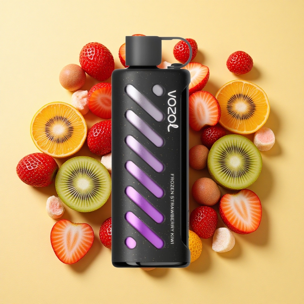 VOZOL Gear 25000 Puffs Jäätynyt Mansikka-Kiivi Kaksoismuoto 1000mAh