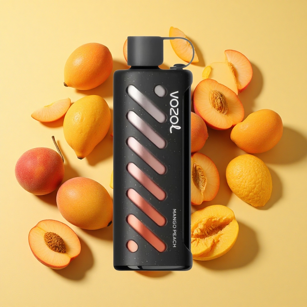 VOZOL Gear 25000 Puffs Mango-Persikka Kaksoisverkko 1000mAh