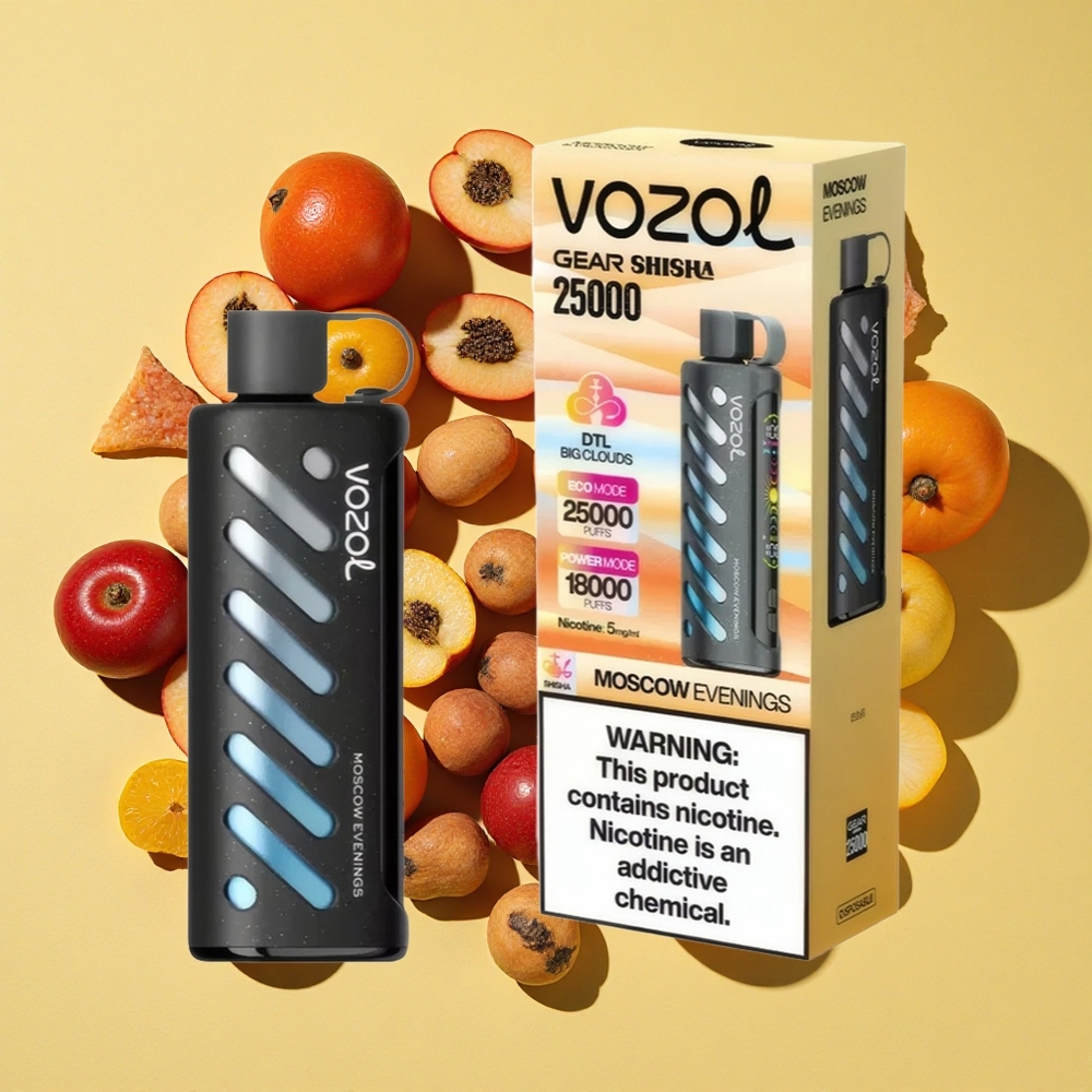 VOZOL Gear 25000 Puffs Moskovan Iltamat Dual Mesh 5mg/ml