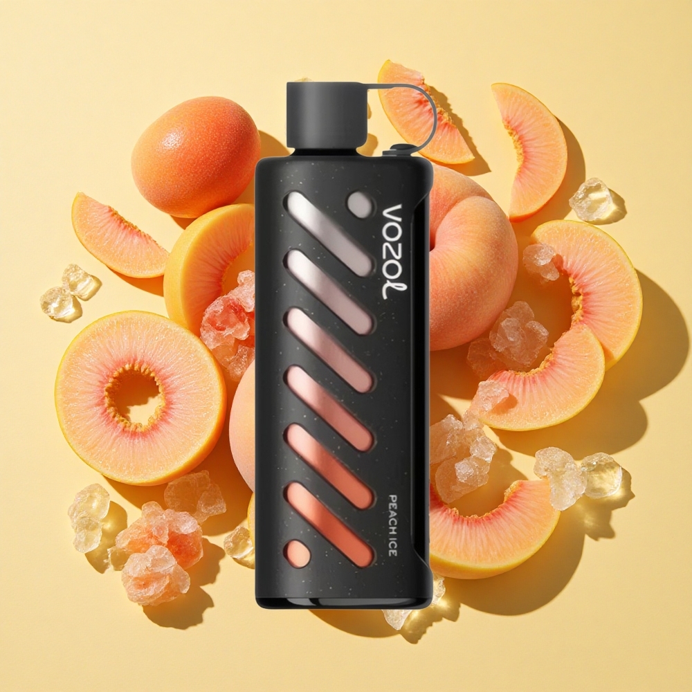 VOZOL Gear 25000 Puffs Persikka-Jää 1000mAh 5mg/ml