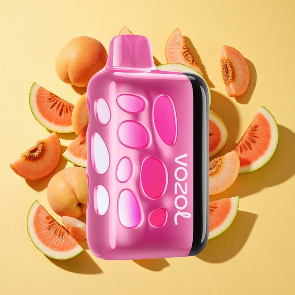 VOZOL RAVE 40000 Käytettävä Vape Mansikka-Persikka 1000mAh Akku 20/50mg/ml Nikotiini