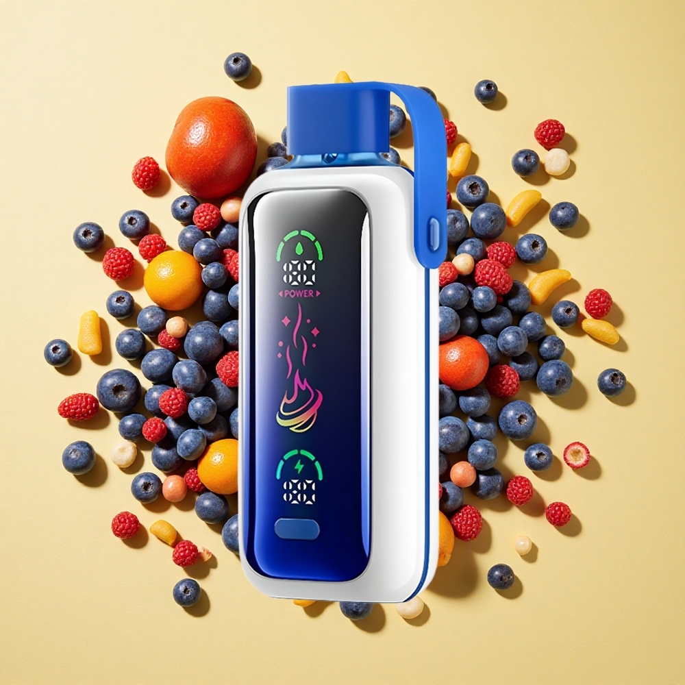 VOZOL Star 20000 Puffs Mustikkamyrsky 650mAh Kaksoishila
