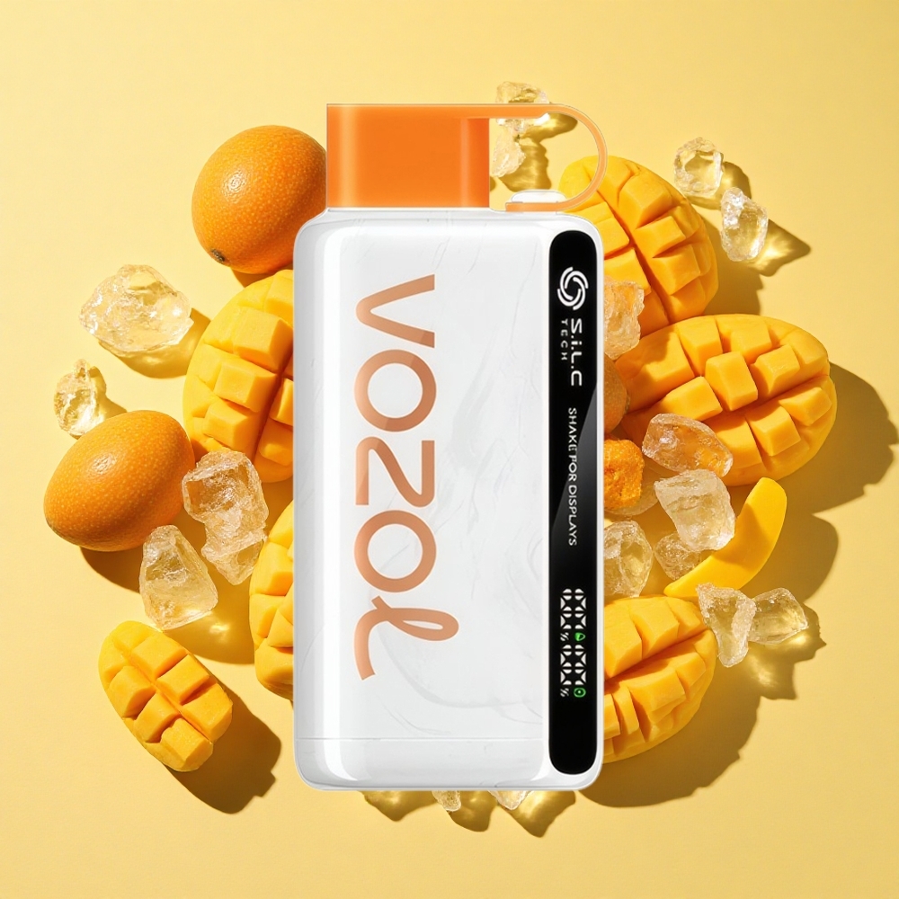 VOZOL STAR 9000/12000 Heittokäyttöinen Vape Mexica Mango Jää 650mAh 9000/1200 Suihkua