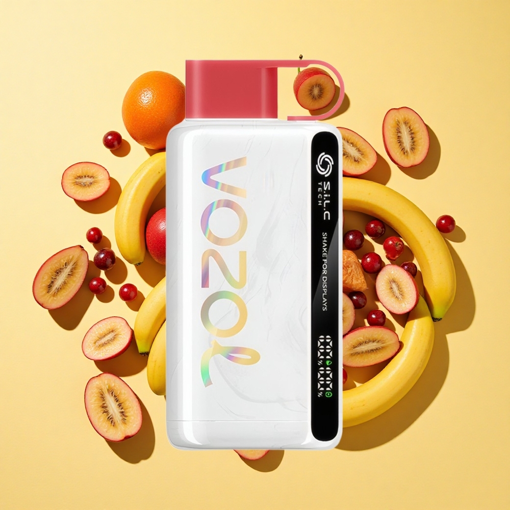 VOZOL STAR 9000/12000 Käytettä Vapa Lohikäärmehedelmä Banaani Kirsikka 650mAh 30% Nopeampi Lataus