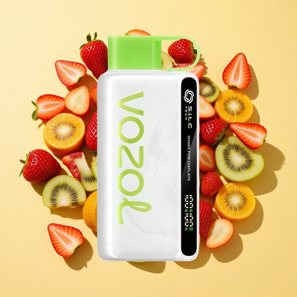 VOZOL STAR 9000/12000 MÄNNYKI MANSIKKA 650mAh 30% NOPEA LATAUS